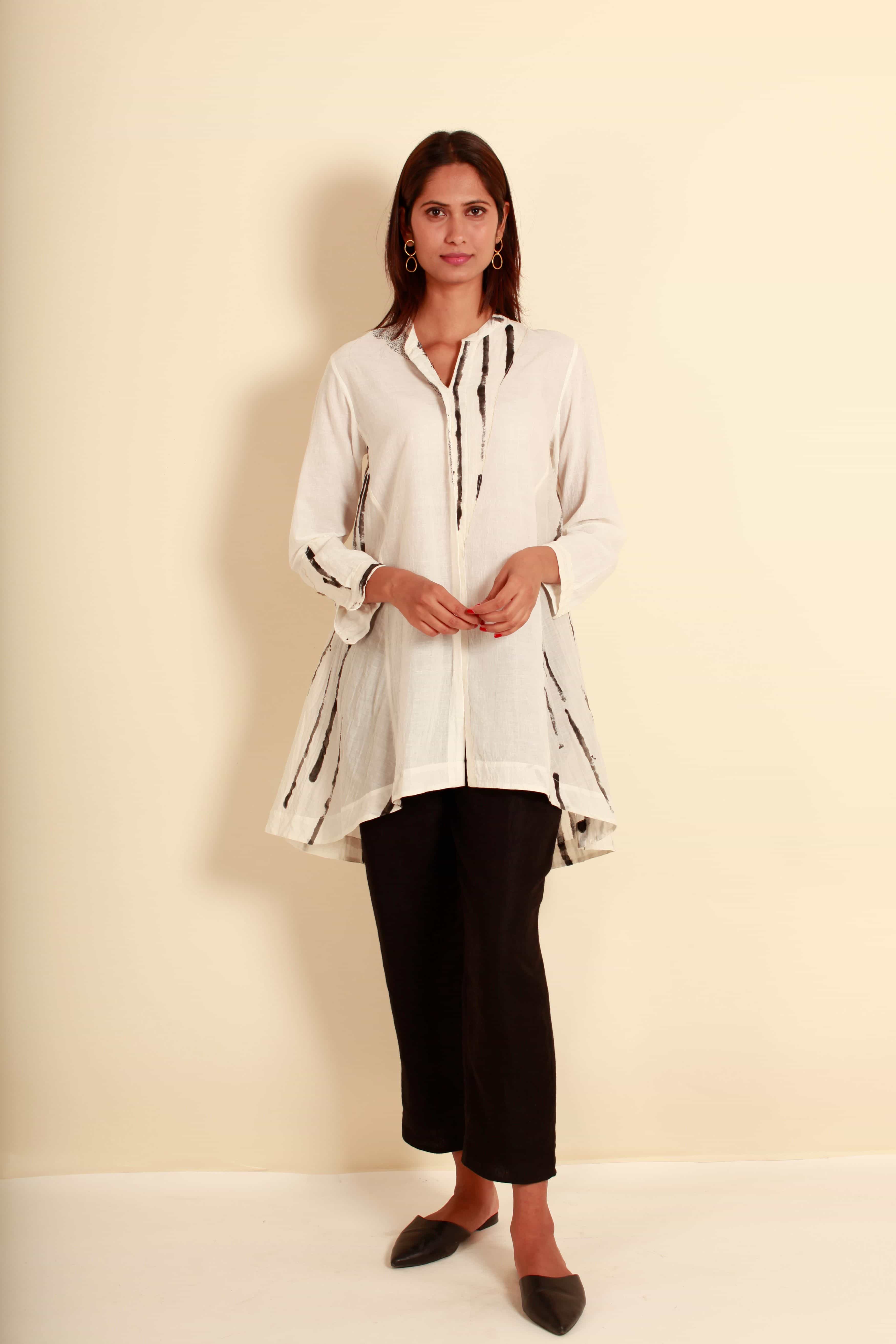 crossover back tunic